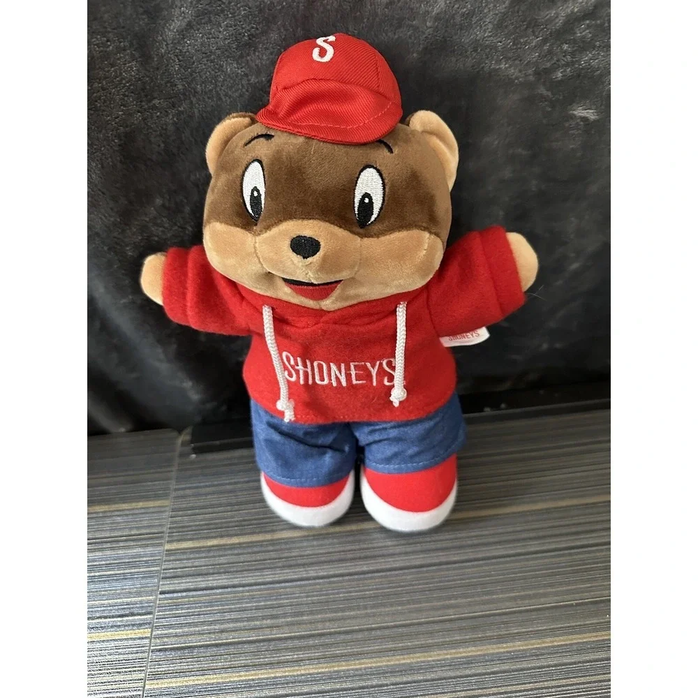 Shoney's Restaurant Shoney Bear Hoodie Plush 12